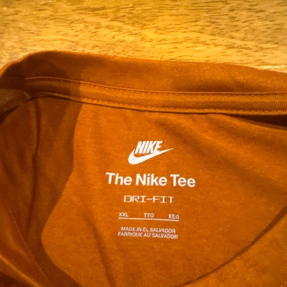 Nike Mens Dri-Fit Legend LS 2XL Training Shirt Orange 727980 802 New With Tags - Picture 5 of 8